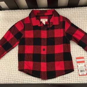 Red checkered shirt